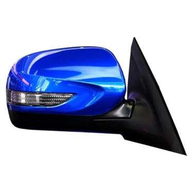 Imagem de Espelho retrovisor externo do carro, acessórios para Subaru Forester 2011 2012, pisca-pisca LED aquecido, espelho lateral dobrável automático 9 pinos(9 Wire Right-03)