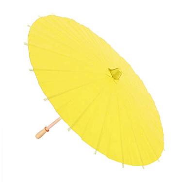 Imagem de Guarda -chuva de Em Branco Branco, Guarda -chuva, Decoração de Guarda -chuva de DIY Projecimentos de Guarda -chuva DIY DIY para Pintura à Mão (Amarelo)