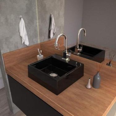 Imagem de Kit 2 Cubas para Banheiro Q355w Quadrada Compace