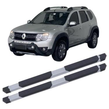 Imagem de Estribo New Duster 2020 2021 2022 2023 Tubular Extreme Prata - C&K