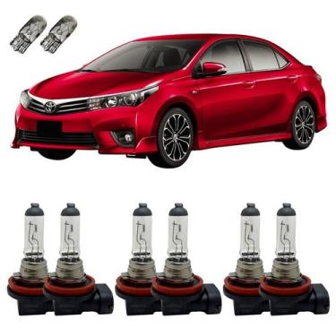 Imagem de Lâmpadas Halógenas Toyota Corolla Alto Baixo Milha 3200K - Autovex / F