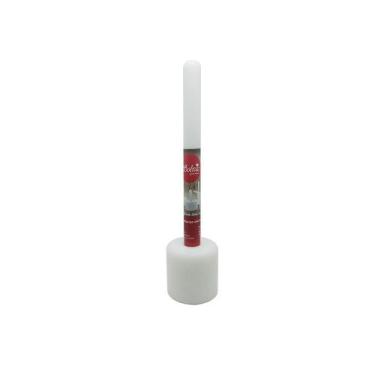 Imagem de Amassador Socador para Feijão em Polietileno 35 Cm Solrac, BRANCO, 35 