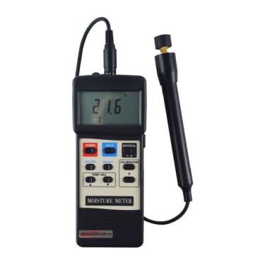 Imagem de Medidor Umidade Escala 9 A 30% H2o Madeira Hold Sensor Rs-232 Mumr-630 Portátil Instrutherm Estojo Certificado