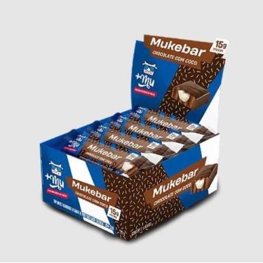 Imagem de Mukebar Barra de Proteína Sabor Chocolate com Coco CX/12 Unidades +Mu 