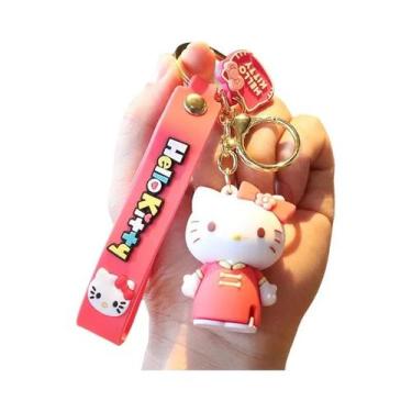 Imagem de Kawaii Hello Kitty Chaveiro Pingente Titular Sanrio Carro Chaveiro Sac