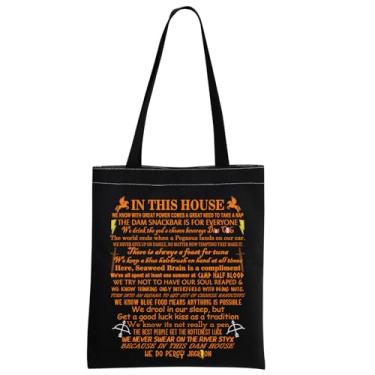 Imagem de MEIKIUP Bolsa Percy Camp Half Blood Shoulder Bag Percy Riptide Sword Tote Bag PJO Merch Percy Book Lover Gift Percy Presentes para Fãs, Bolsa Percy, Large