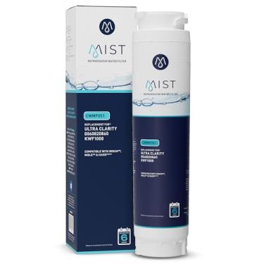 Imagem de Mist Filtro de água de substituição Ultra Clarity para Bosch, filtro de água de geladeira compatível com 644845, 9000077104, 9000194412, Haier 0060820860, 0060218744, Miele KWF1000, filtro de água