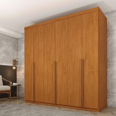 Imagem de Guarda Roupa 6 Portas 218cm Milano Espresso Móveis Cinamomo