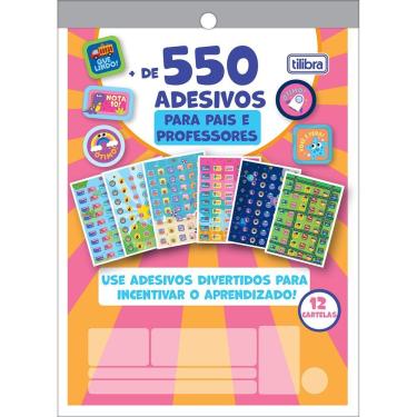 Imagem de Bloco De Adesivos Decorados Para Professores Tilibra - 550 Adesivos