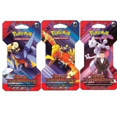 Imagem de Kit 3 Boosters Pokémon - Rivais Predestinados - COPAG