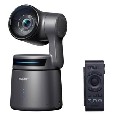 Imagem de Câmera PTZ Tail AIR NDI streaming, controle remoto inteligente, webcam alimentada por IA 4K, CMOS de 4,6 cm, abertura f/1.8, faixa AI, controle remoto e gestos, conexão com fio e sem fio
