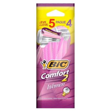 Imagem de Aparelho de Depilar Descartável Comfort 2 Women leve 5 pague 4 - Bic