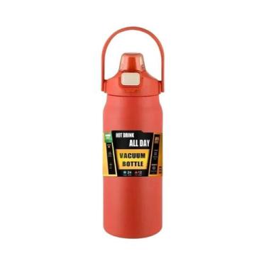 Imagem de Garrafa Térmica De Aço Inoxidável De Grande Capacidade, Portátil, Para