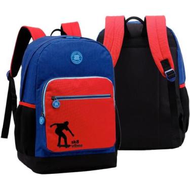 Imagem de Mochila Costas Bolsa Escolar College Skate Infantil ul 16L - Xeryus