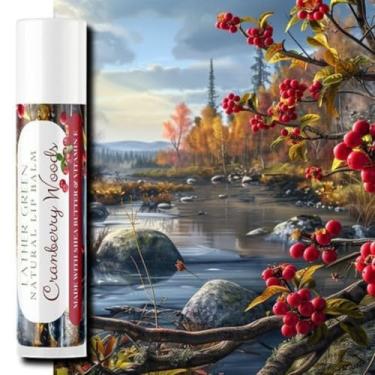 Imagem de LATHER GREEN – Hidratante Labial Natural Cranberry Woods – Cranberry e Laranja Brûlée, Pacote de 3