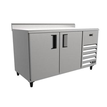 Imagem de Balcão de Encosto Refrigerado Venâncio 1,5m 127V Borda Espelhada VCFRH