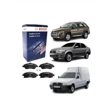 Imagem de Jogo Pastilha Freio Diant. Fiorino Palio Siena BB0986BB0791 - Bosch