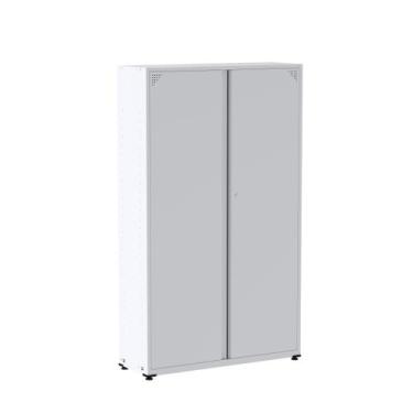 Imagem de Armário de Aço 2 Portas 4 Prateleiras com Chave AP403SL - Pandin Móvei