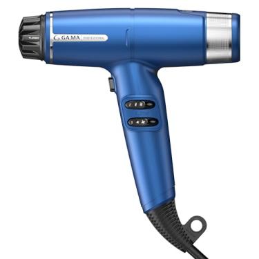 Imagem de Gama Professional Italy Secador De Cabelo Iq Lite, Perfetto, Da Itália, Ultraleve, 10,5 Oz, Motor Sem Escovas 110.000 Rpm, Tecnologia Turbo Venturi, Oxy-Active (Azul)