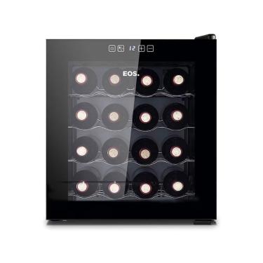 Imagem de Adega Climatizada 16 Garrafas Eletrônica Painel Touch Porta Full Glass Eae16 Bivolt Eos B169161