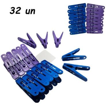 Imagem de Prendedor De Roupa Plástico Varal Pregador Com 32 Unidades - Secalux