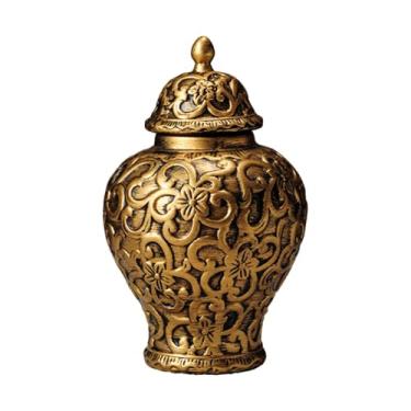 Imagem de predolo Pote de porcelana de gengibre, jarra de, arranjo floral, recipiente de armazenamento, enfeite de mesa para decoração de festa, presente de, Pequeno