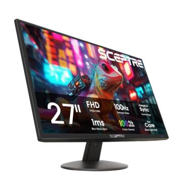 Imagem de Sceptre Monitor de jogos Nw 68.6 cm 100Hz HDMI x2 VGA alto-falantes embutidos, máquina preta 2025