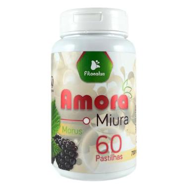 Imagem de Amora Miura 550 mg 60 Comprimidos Suplemento Natural Sem Glúten Vegano Fitonatus