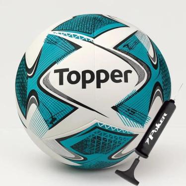 Imagem de Bola Futebol De Campo Topper Slick 22 Oficial + Bomba De Ar