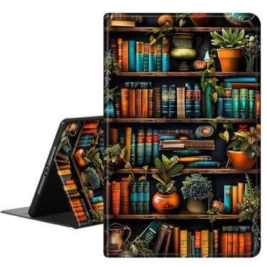 Imagem de RAUEDWDJS Capa para iPad 10.2 geração 2021 9ª/8ª/7ª versão, capa inteligente fina de couro PU com estante hibernar/despertar automática