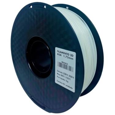 Imagem de Filamento ASA 3D Masterprint 1.75mm, 1KG – Alta Durabilidade para Impressões Externas em Impressora 3D (Branco)