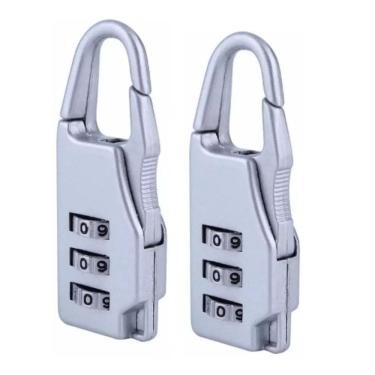 Imagem de Cadeado Com Segredo Segurança Mala De Viagem Mochila Bolsa