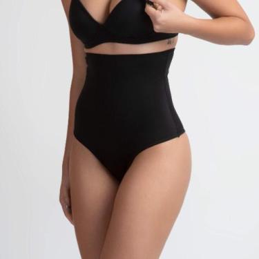 Imagem de Cinta Modeladora Ghana PC Pós Parto Cirurgia Cós Alto Confortável Comp