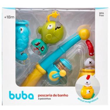 Imagem de Brinquedo de Banho Buba Pescaria com 3 Peixinhos