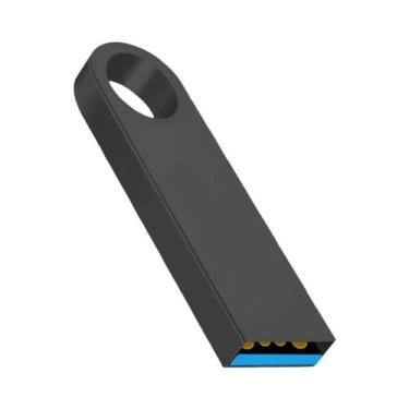 Imagem de Pen Drive USB3.0 De Alta Velocidade 128GB À Prova d'Água Metal Preto 6