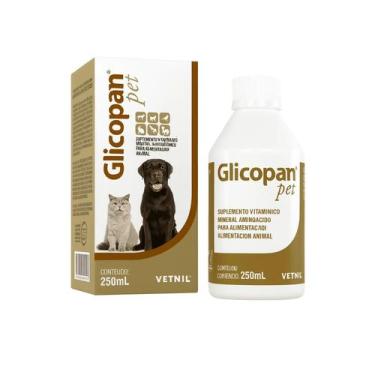 Imagem de Glicopan Pet 250mL  Suplemento Vitamínico Mineral Aminoácido para Cães