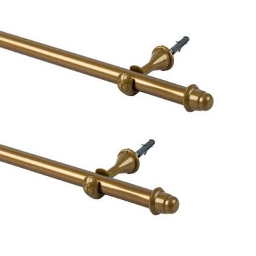 Imagem de Kit Varão Simples para Cortina de 4 Metros Espessura 19mm - Borda Bord