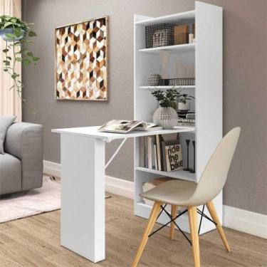 Imagem de Armário Multiuso e Mesa Retrátil com Organizador Multimóveis - MULTIMO