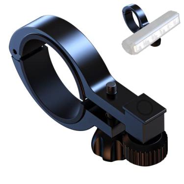 Imagem de TOMSFUN Farol de bicicleta de montagem em metal, suporte de luz de bicicleta, base de luz de bicicleta, suporte de luzes de bicicleta lâmpada de ciclismo
