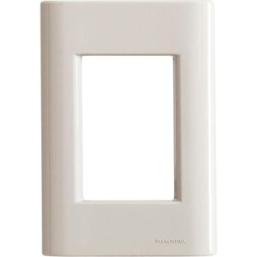 Imagem de Placa 3 Postos 4x2 Tramontina Giz Fendi Soft Touch Sem Suporte Tramontina