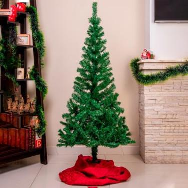 Imagem de Árvore de Natal Premium 150cm – Pinheiro Tradicional com Galhos Cheios e Base Plástica (90 Centimetros)