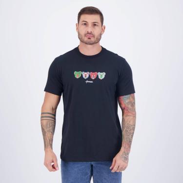 Imagem de Camiseta Approve Angry Bear Preta-Masculino