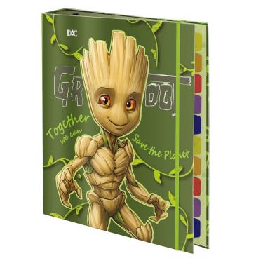 Imagem de Fichario Universitário Caderno Divisória Argolado Groot