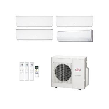 Imagem de Ar-Condicionado Multi Split Inverter Fujitsu 35.000 (2x Evap HW 9.000 + 1x Evap HW 12.000 + 1x Evap HW 18.000) Quente/Frio 220V