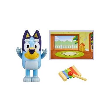 Imagem de Boneco Colecionável 6cm Bluey - Bluey e Xilofone