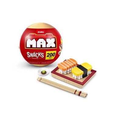 Imagem de Blocos de Montar Max Premium Snacks - Sushi 200 pçs