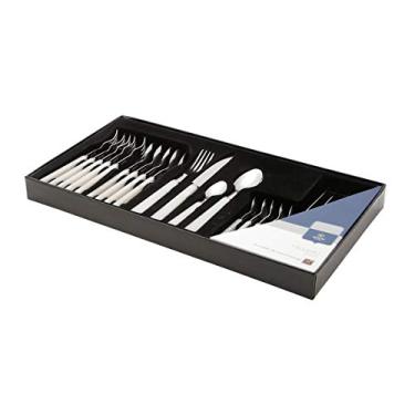 Imagem de Faqueiro com 24 Peças Aço Inox Cabo Resinado Perolado Rojemac Prateado