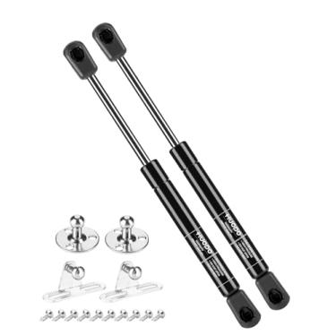 Imagem de HUOPO 7" 18Lb/80N Gás Choque Strut Mola Elevador Suporte para Rv Armário Superior Tampa Sentry Cofre Porta Leve Caixa de Ferramentas Brinquedo Caixa Armazenamento Deck Barco Escotilha Peças Reposição,