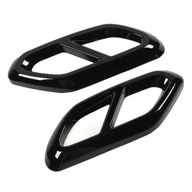 Imagem de Generic Capa do Silenciador de Escapamento Decorativa de Proteção Forte Substituição da Tampa do Tubo de Escapamento Carro para Benz GLC-Class X254 Afit para MG Line, Conjunto de Acabamento Elegante