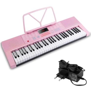Imagem de Teclado Musical Spring Para Aprendizagem (Rosa)